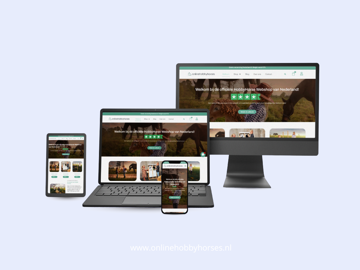 Online Hobby Horses - Webshop - Portfolio Mecrades